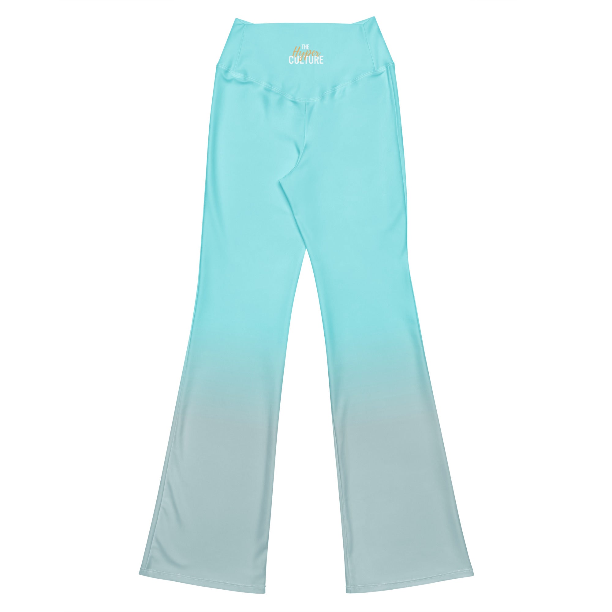 [THC Basics] Frosted Cyan Flare Leggings