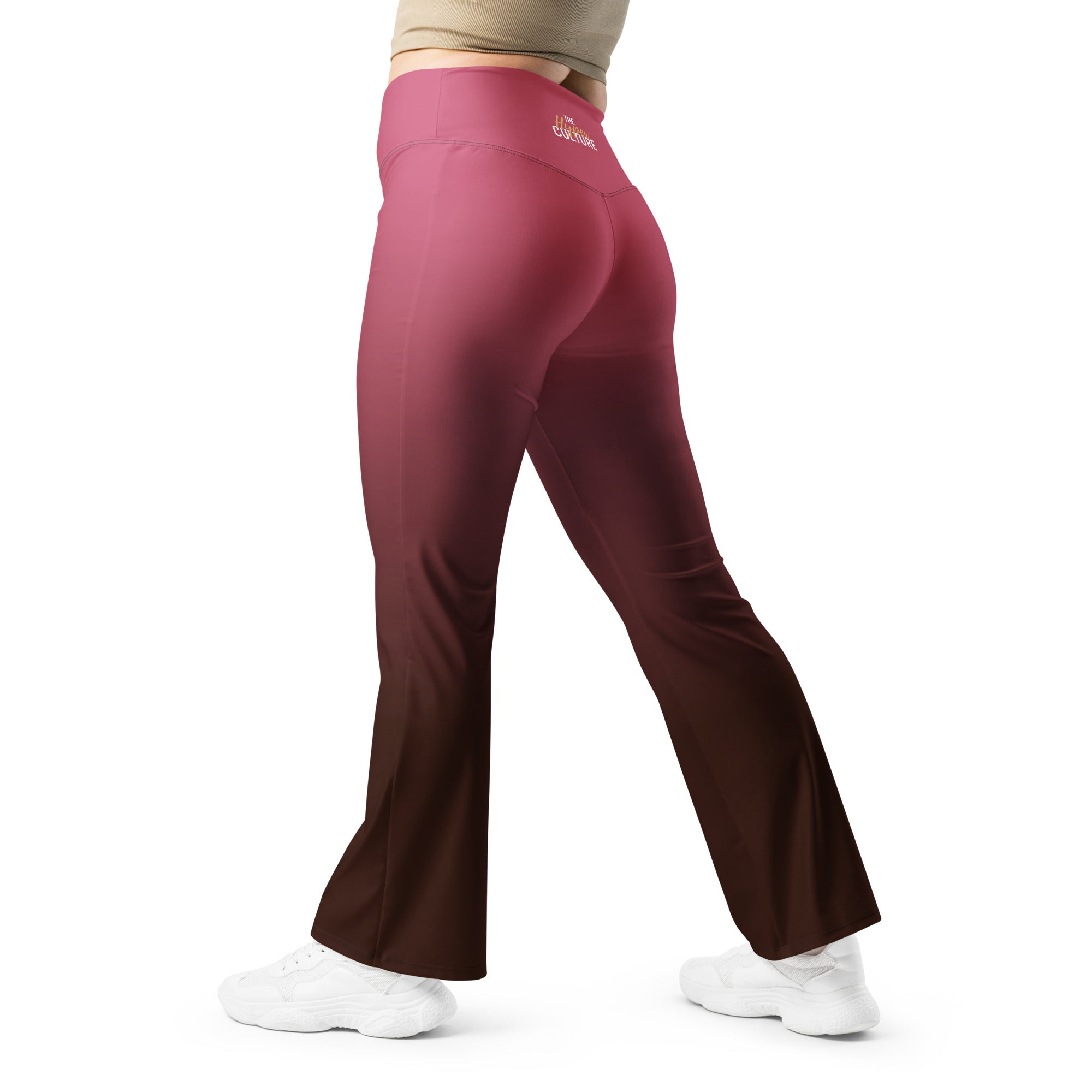 [THC Basics] Blush Latte Flare Leggings