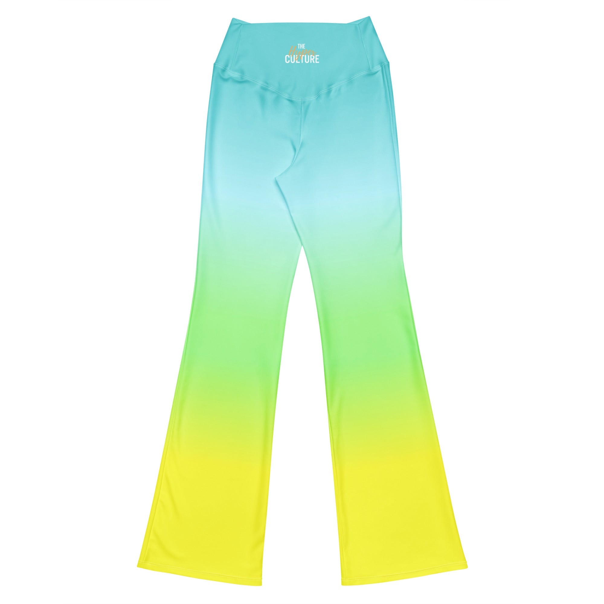 [THC Basics] Tropical Wave Flare Leggings
