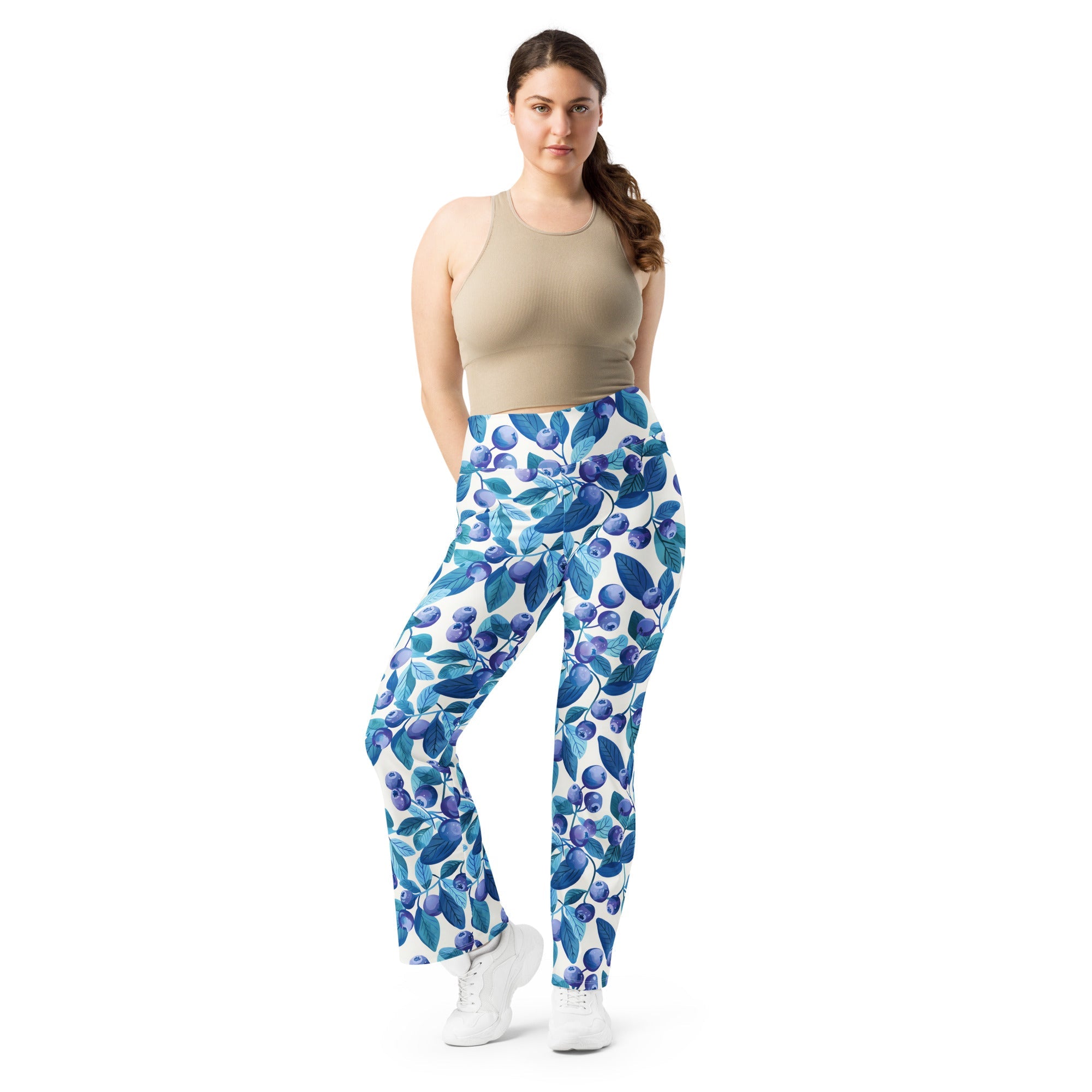 [Fruitilicious] Berry Kissed Flare Leggings