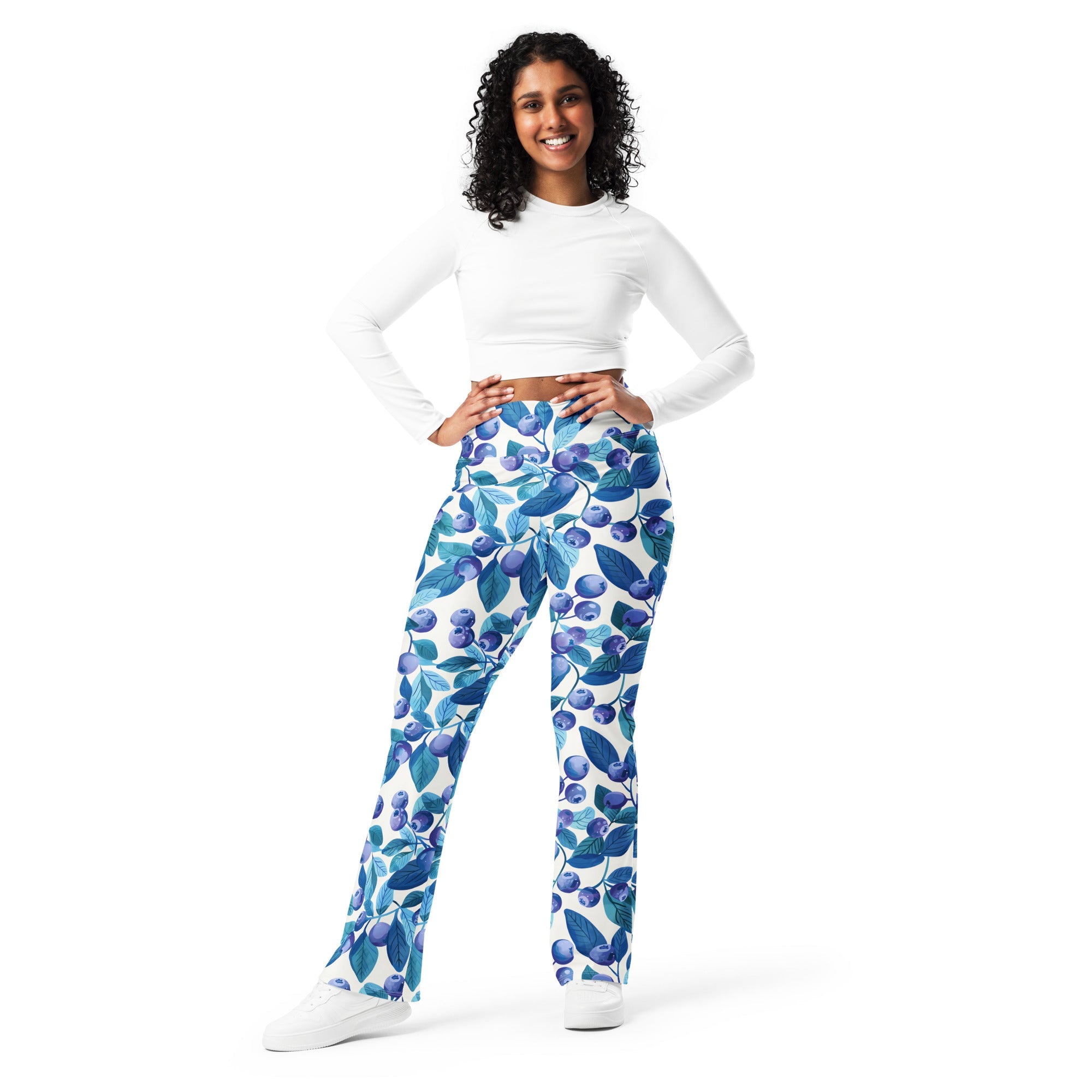 [Fruitilicious] Berry Kissed Flare Leggings