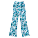 [Floral Bloom] Blue Mystique Flare leggings