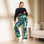 [Floral Bloom] Electric Flora Flare Leggings