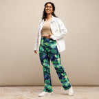 [Floral Bloom] Electric Flora Flare Leggings