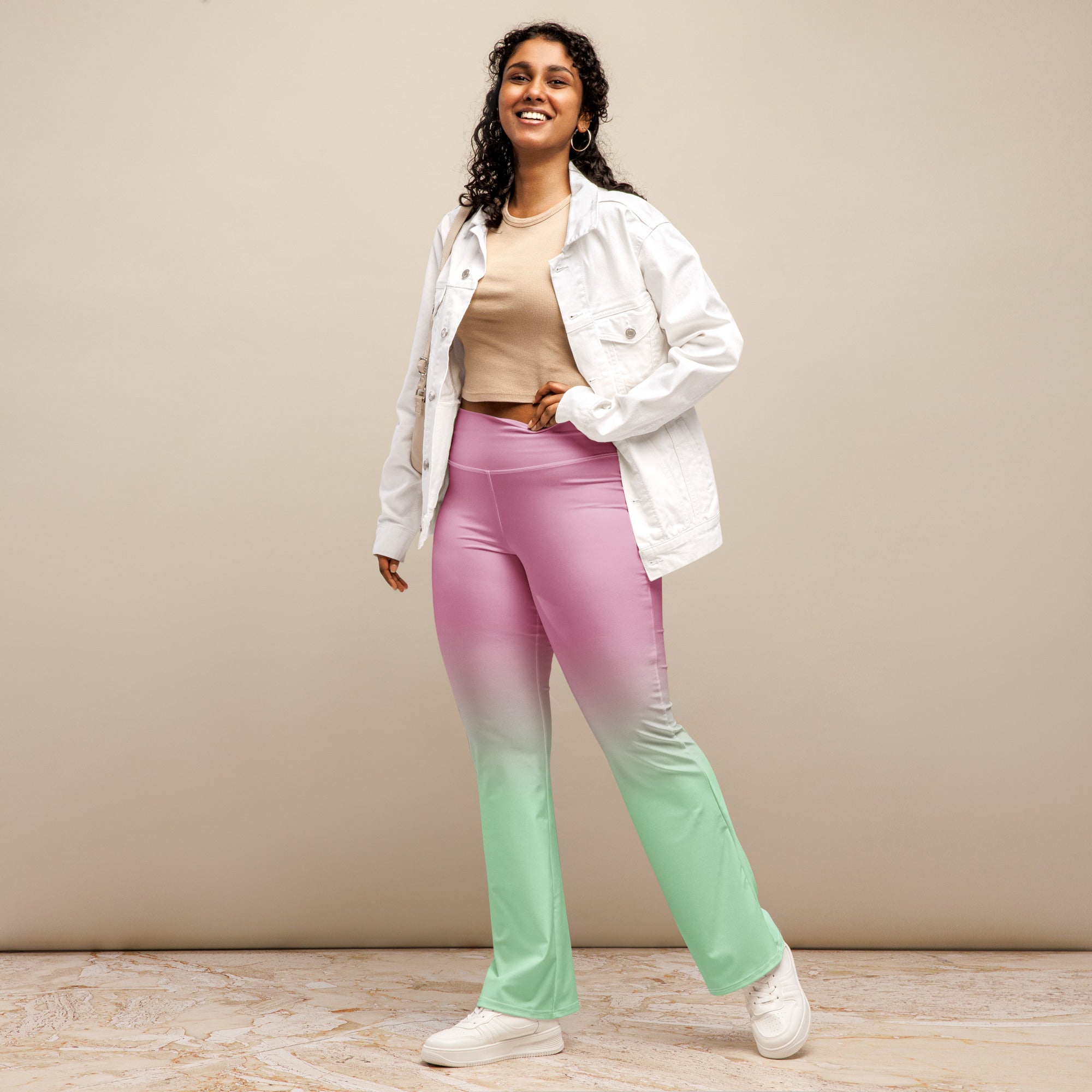 [THC Basics] Rosy Apple Flare leggings