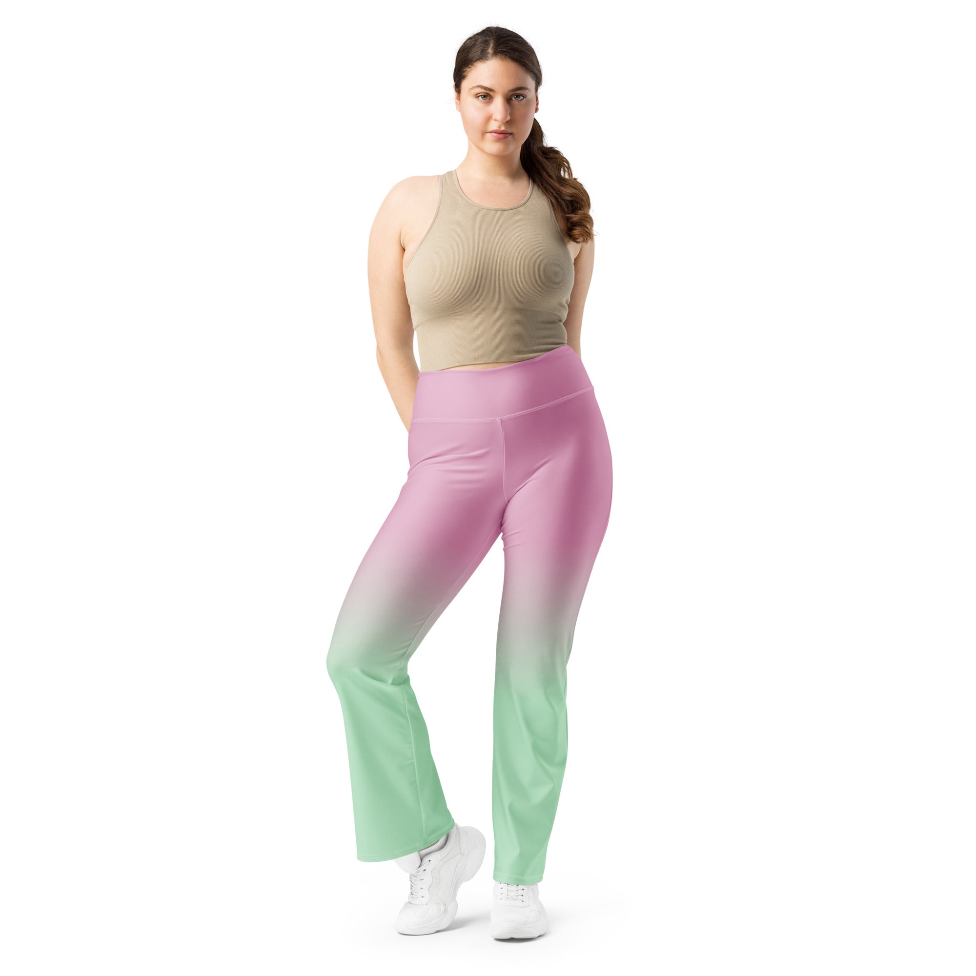 [THC Basics] Rosy Apple Flare leggings