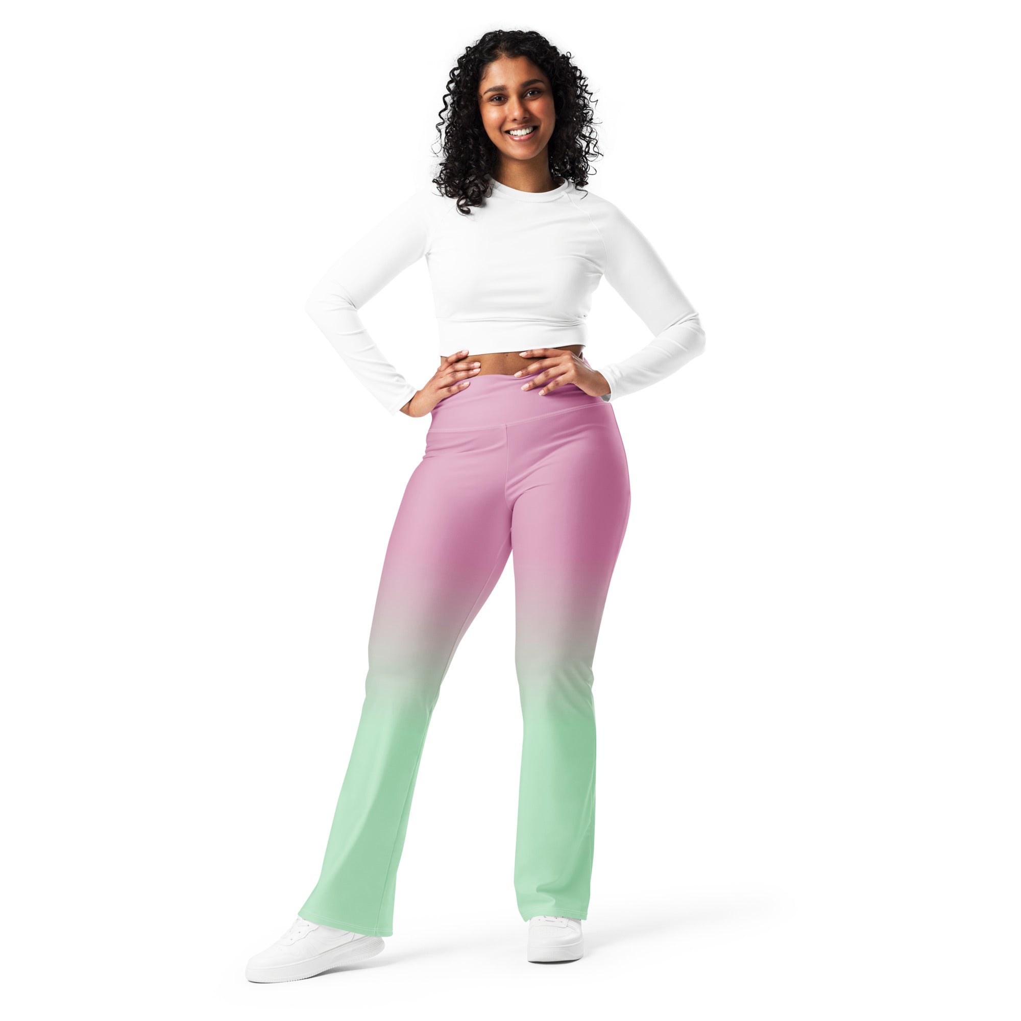 [THC Basics] Rosy Apple Flare leggings