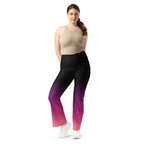 [THC Basics] Pink Eclipse Flare Leggings