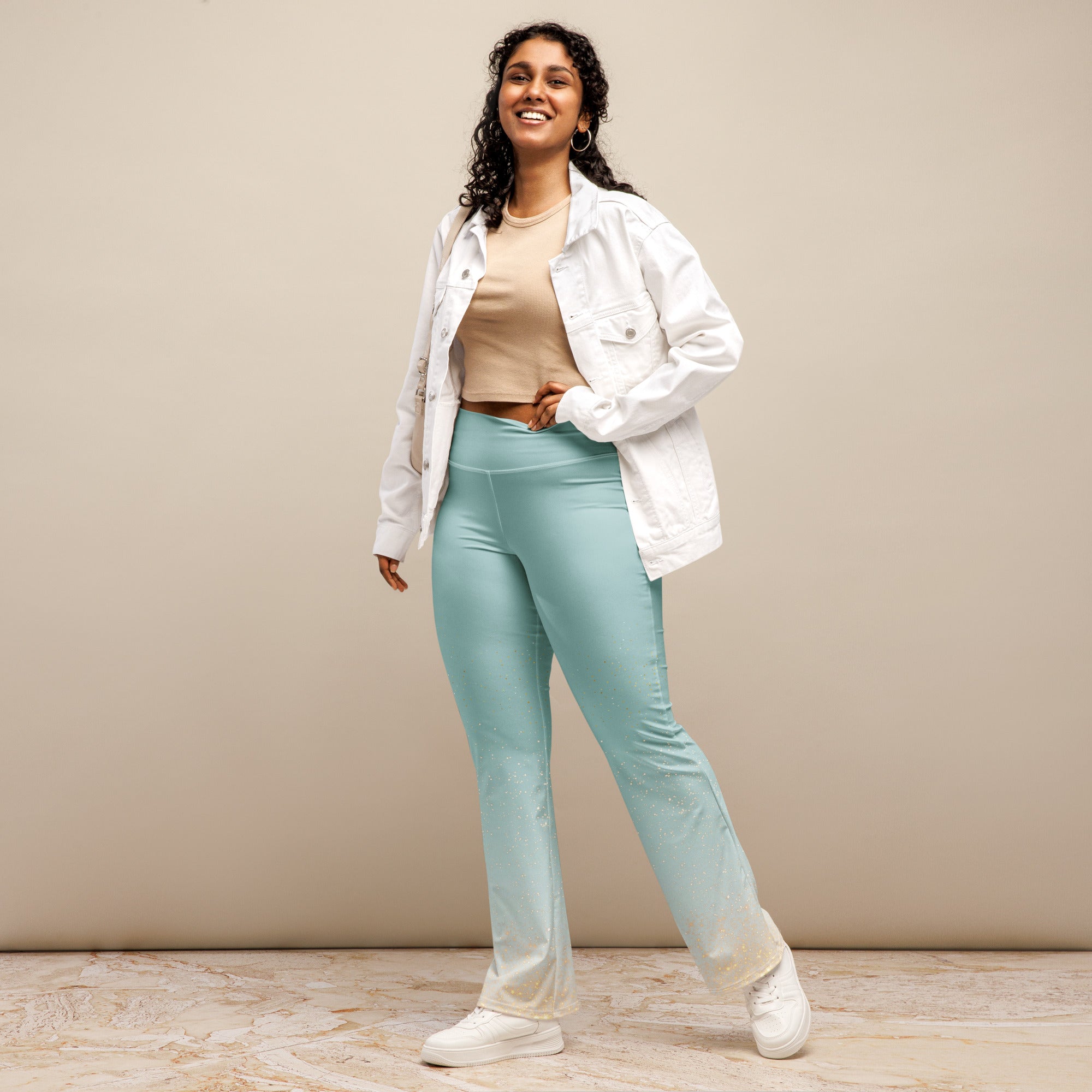 [THC Basics] Shimmering Showers Flare Leggings
