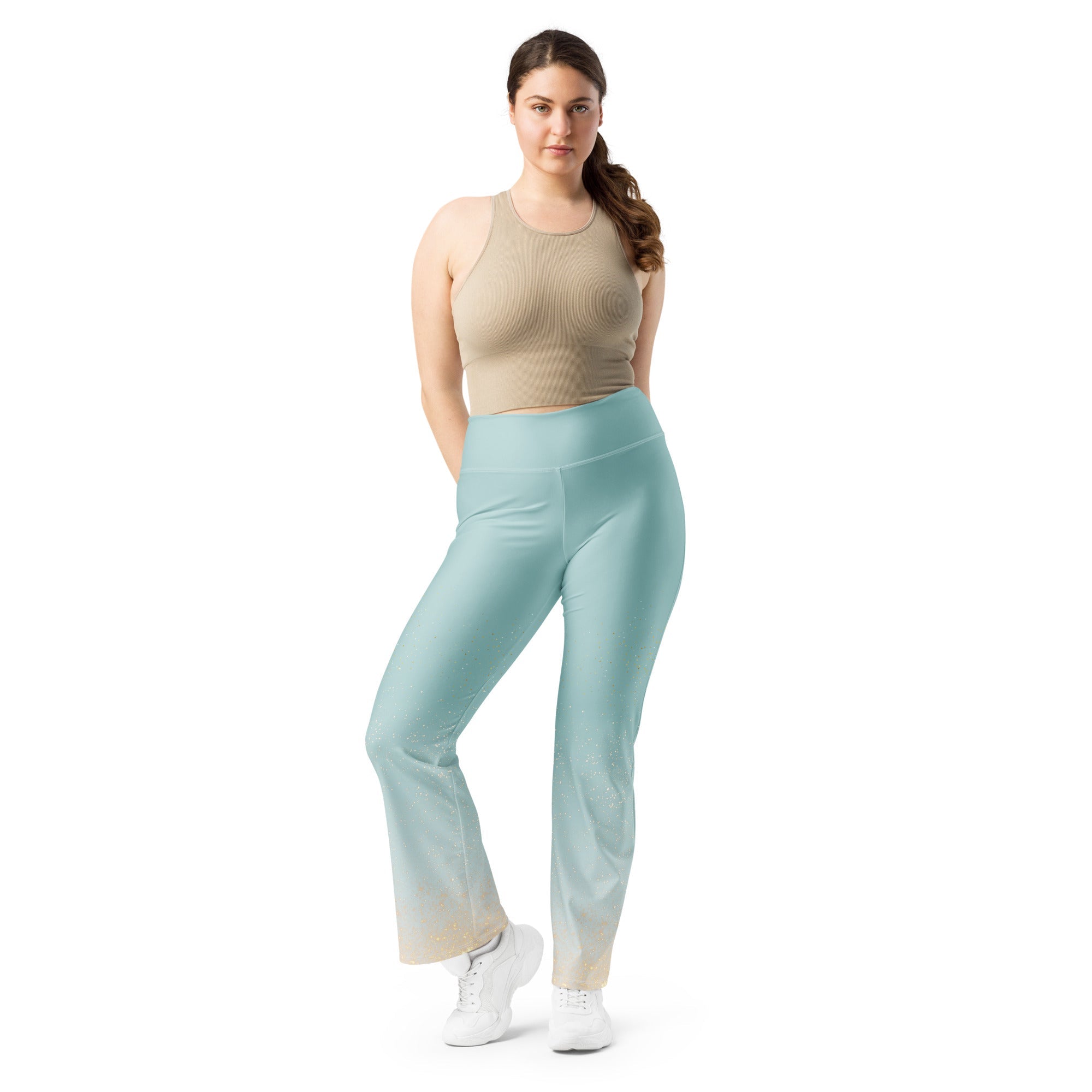 [THC Basics] Shimmering Showers Flare Leggings