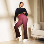 [THC Basics] Blush Latte Flare Leggings