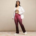 [THC Basics] Blush Latte Flare Leggings