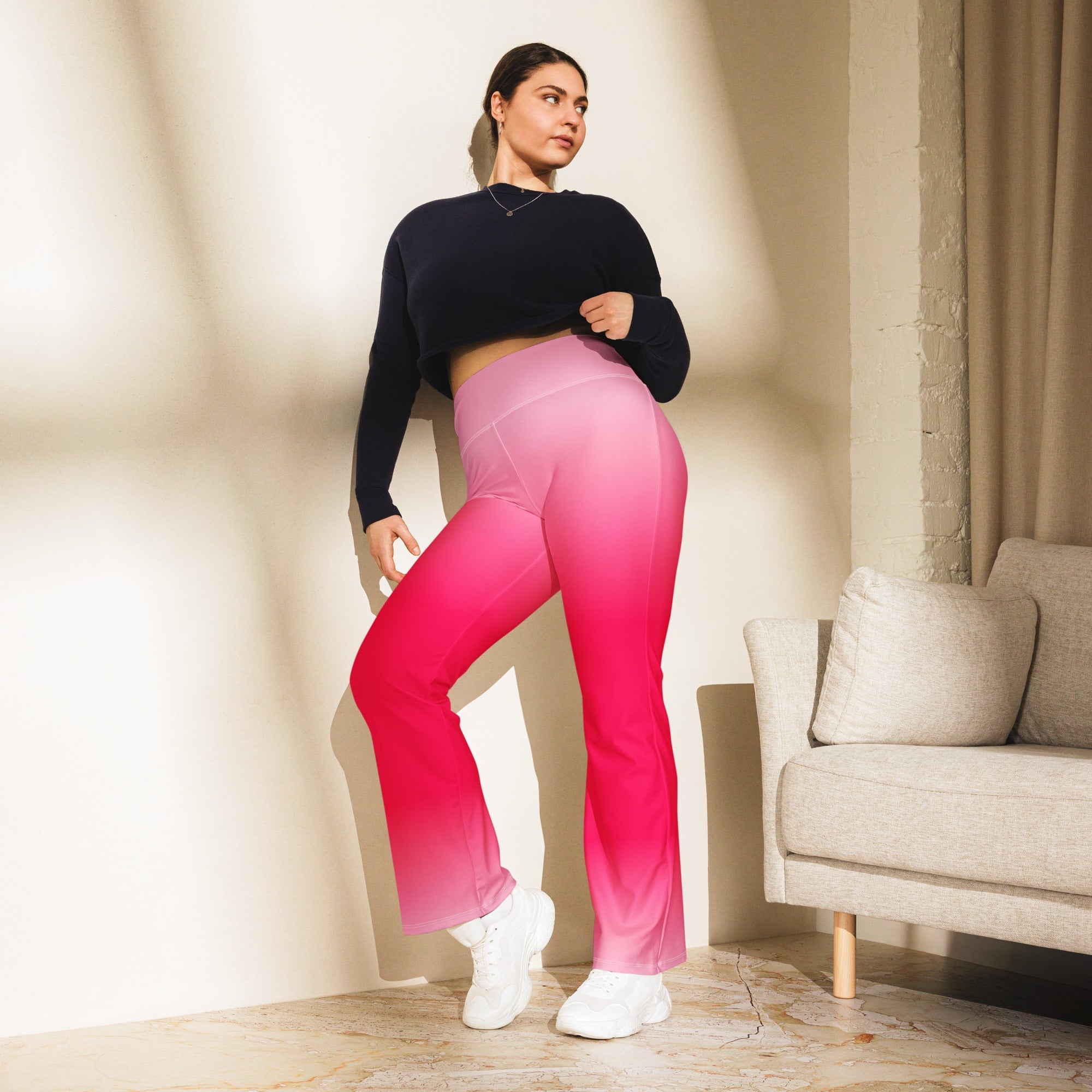 [THC Basics] Ruby Glow Flare Leggings