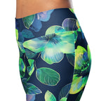 [Floral Bloom] Electric Flora Flare Leggings
