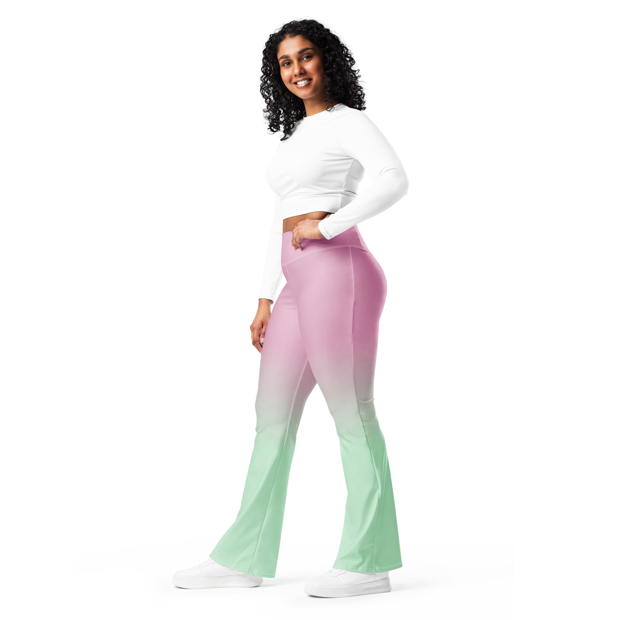 [THC Basics] Rosy Apple Flare leggings