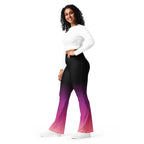 [THC Basics] Pink Eclipse Flare Leggings