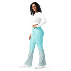 [THC Basics] Frosted Cyan Flare Leggings