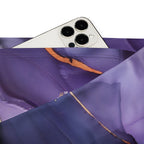 [Luxe Chic] Amethyst Gleam Flare Leggings