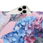[Floral Bloom] Blushing Hydrangea Flare Leggings