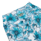 [Floral Bloom] Blue Mystique Flare leggings