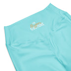 [THC Basics] Frosted Cyan Flare Leggings