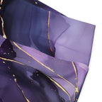 [Luxe Chic] Amethyst Gleam Flare Leggings