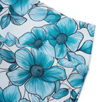[Floral Bloom] Blue Mystique Flare leggings
