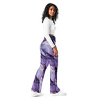 [Luxe Chic] Amethyst Gleam Flare Leggings