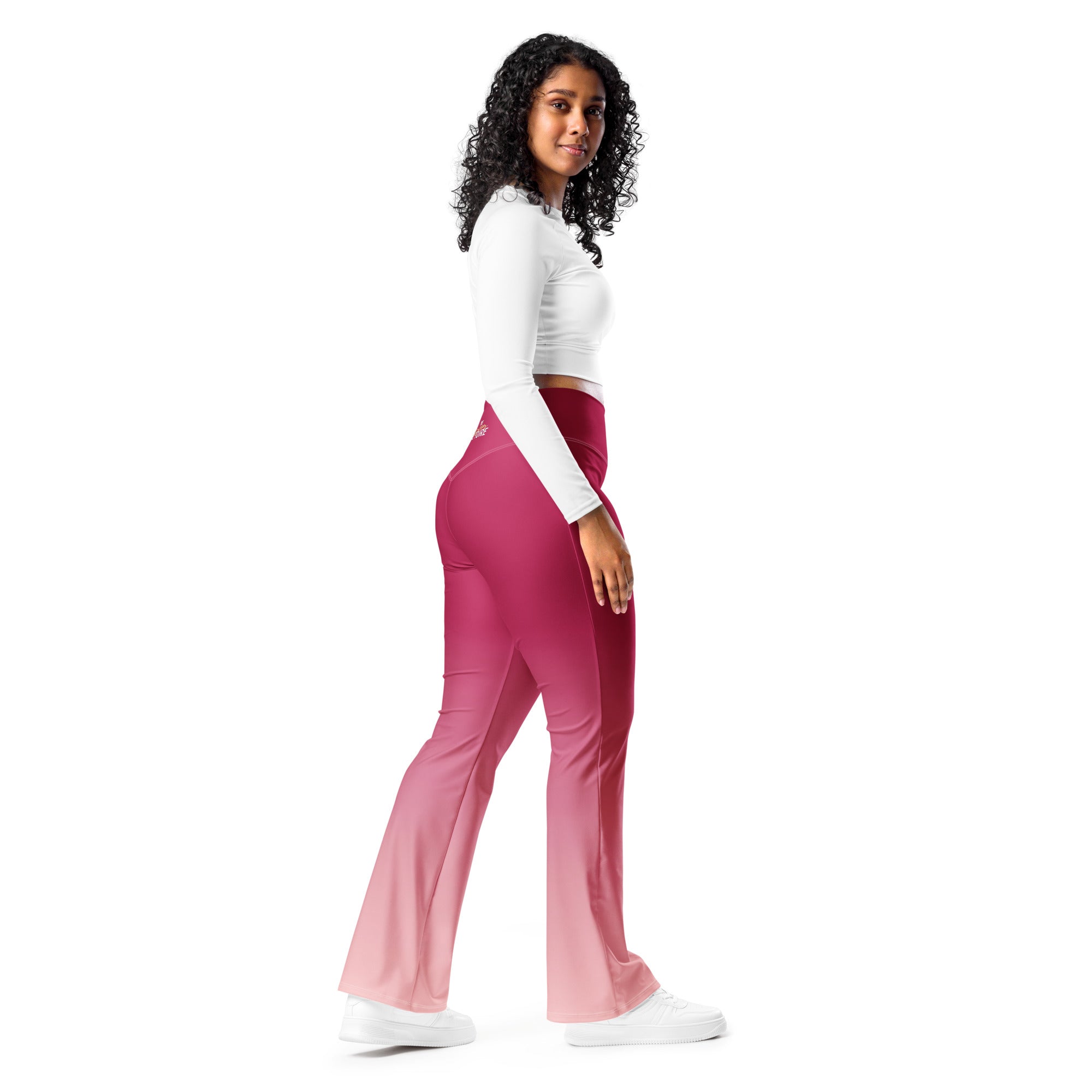[THC Basics] Peachy Crimson Flare Leggings