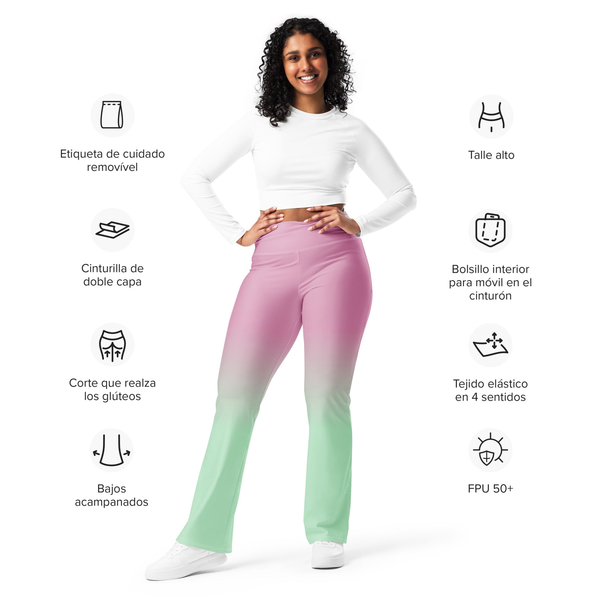 [THC Basics] Rosy Apple Flare leggings