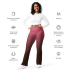 [THC Basics] Blush Latte Flare Leggings