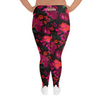 [Floral Bloom] Night Flora Yoga Plus Size Leggings