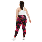 [Floral Bloom] Night Flora Yoga Plus Size Leggings
