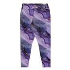 [Luxe Chic] Amethyst Gleam Plus Size Leggings
