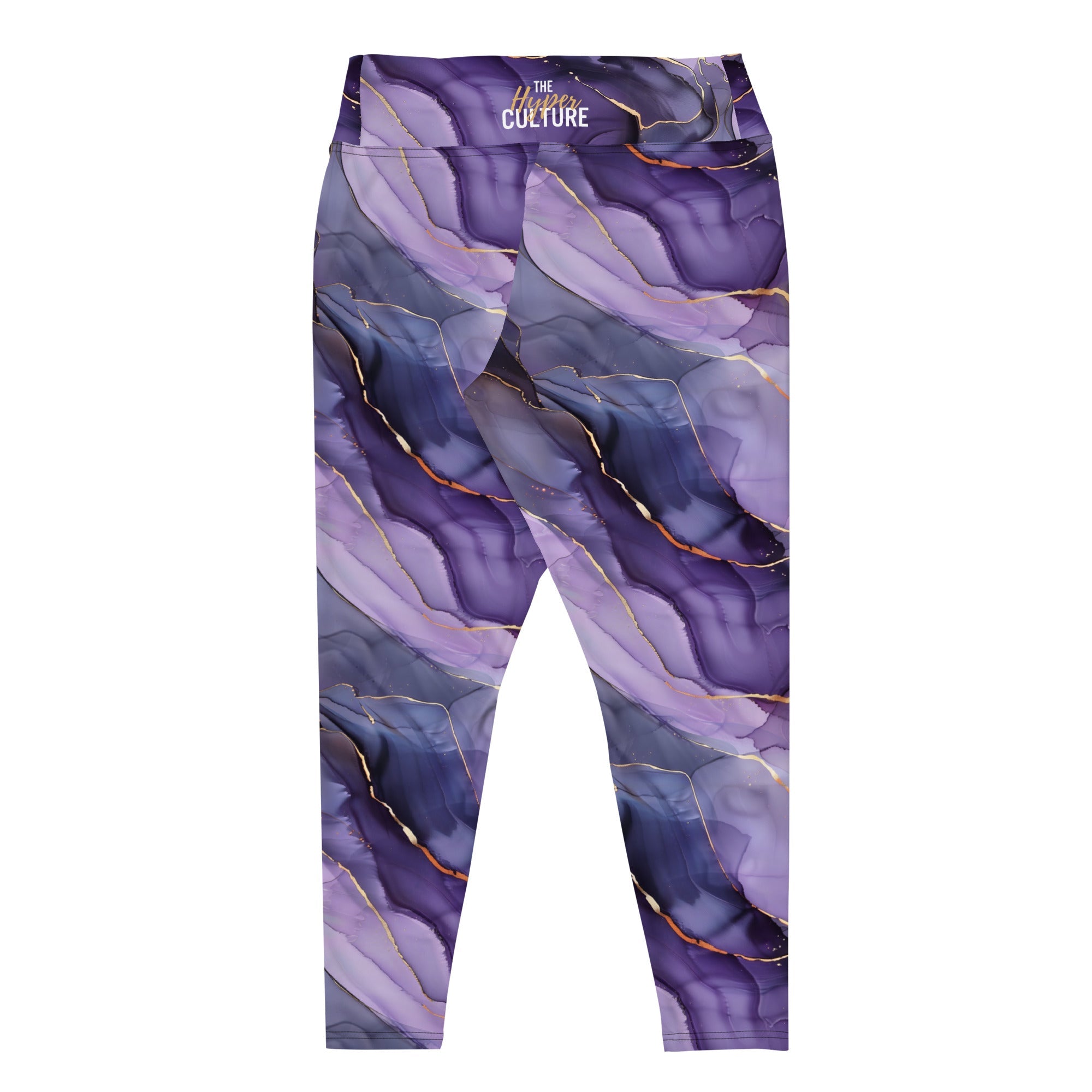 [Luxe Chic] Amethyst Gleam Plus Size Leggings