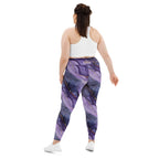 [Luxe Chic] Amethyst Gleam Plus Size Leggings