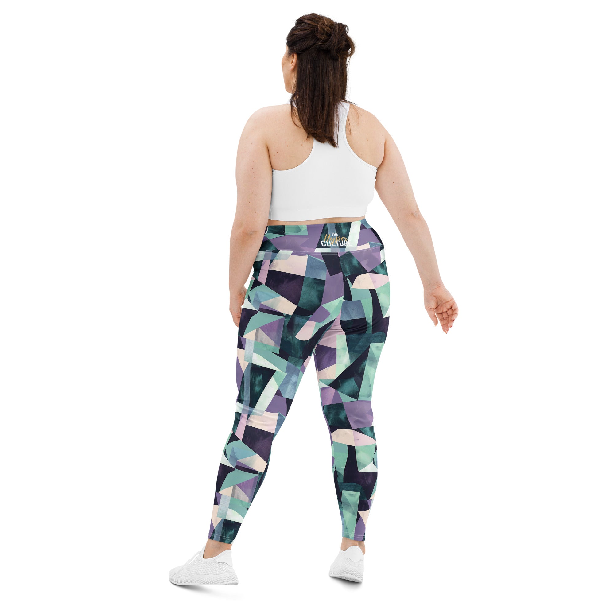 [GeoModa] Kleido Shards Plus Size Leggings