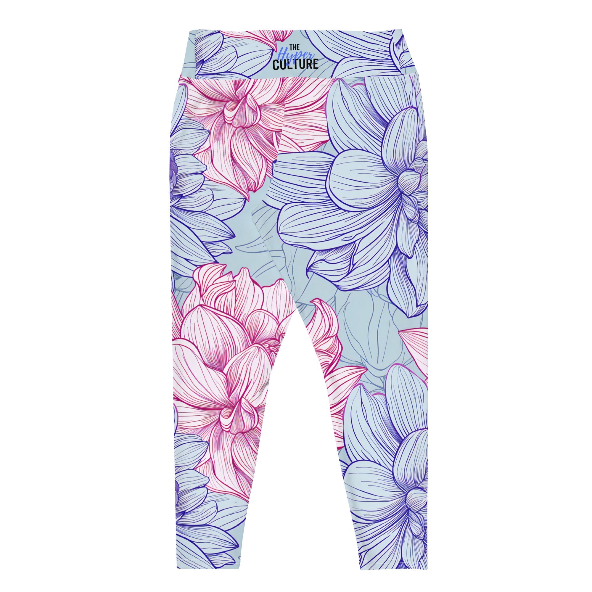 [Floral Bloom] Dahlia Gloom Plus Size Leggings