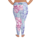 [Floral Bloom] Dahlia Gloom Plus Size Leggings
