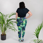 [Floral Bloom] Electric Flora Plus Size Leggings