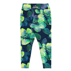 [Floral Bloom] Electric Flora Plus Size Leggings