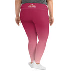 [THC Basics] Peachy Crimson Plus Size Leggings