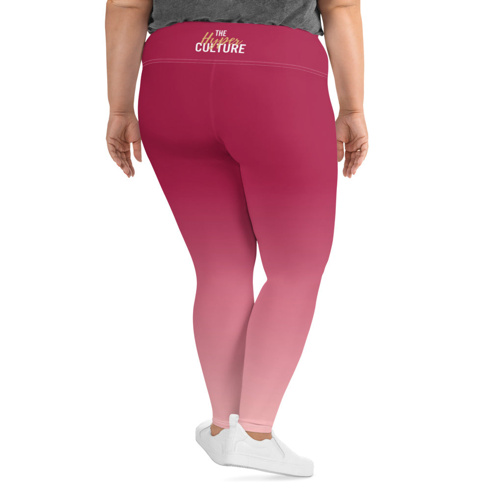 [THC Basics] Peachy Crimson Plus Size Leggings