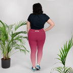 [THC Basics] Peachy Crimson Plus Size Leggings