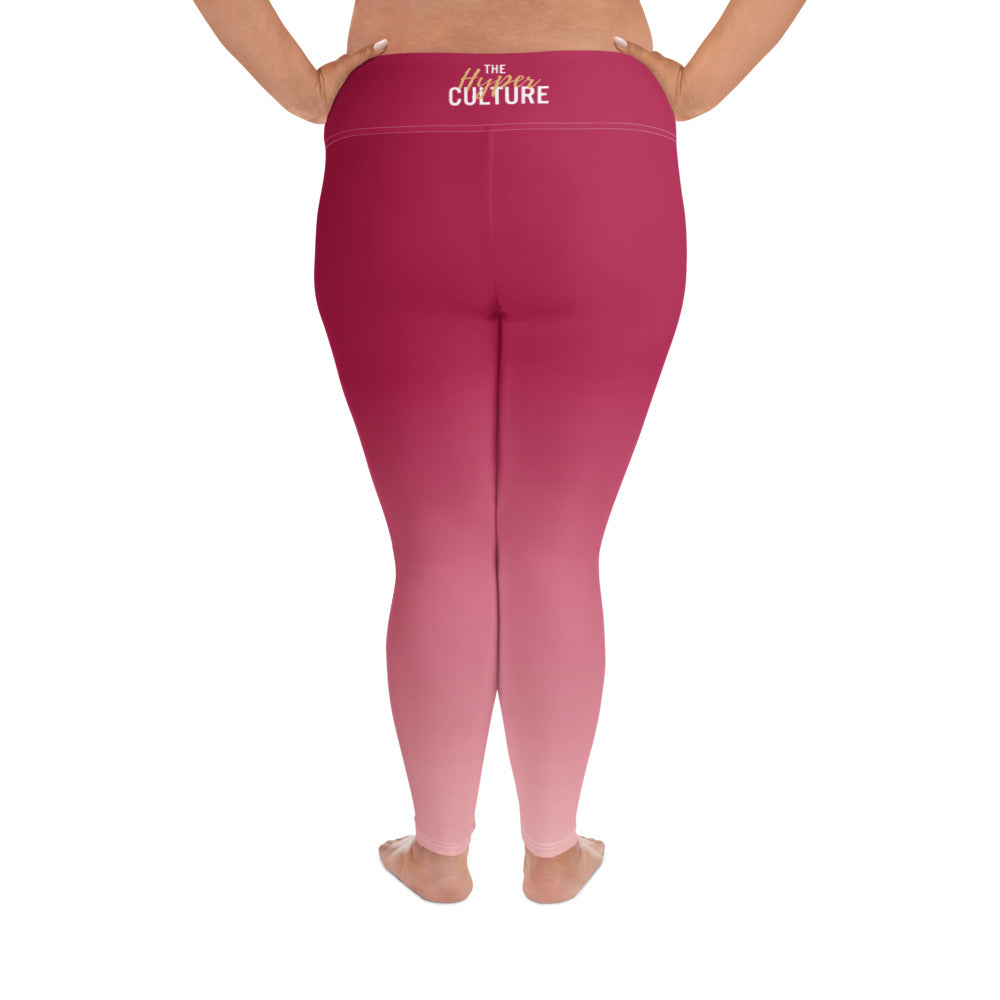 [THC Basics] Peachy Crimson Plus Size Leggings