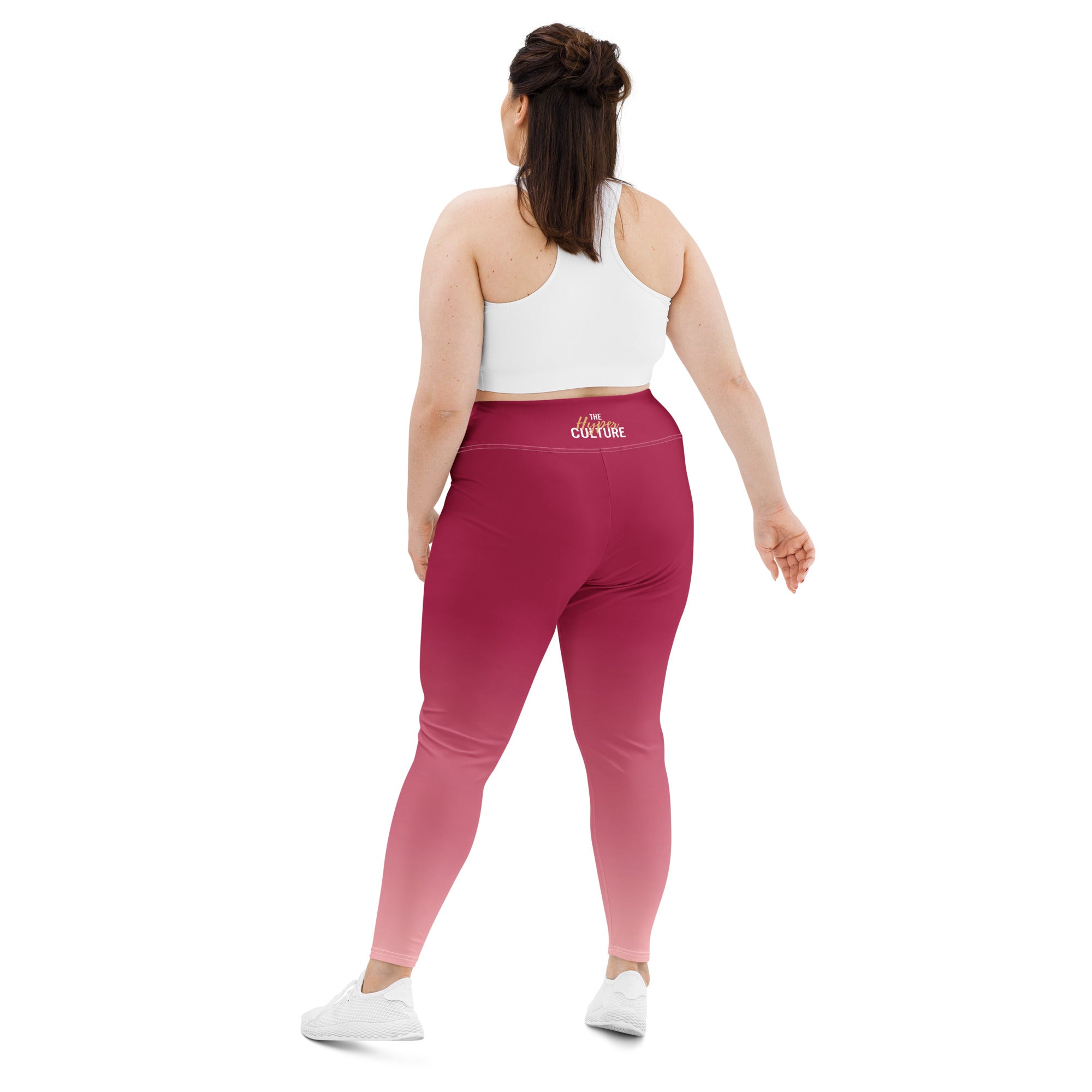[THC Basics] Peachy Crimson Plus Size Leggings