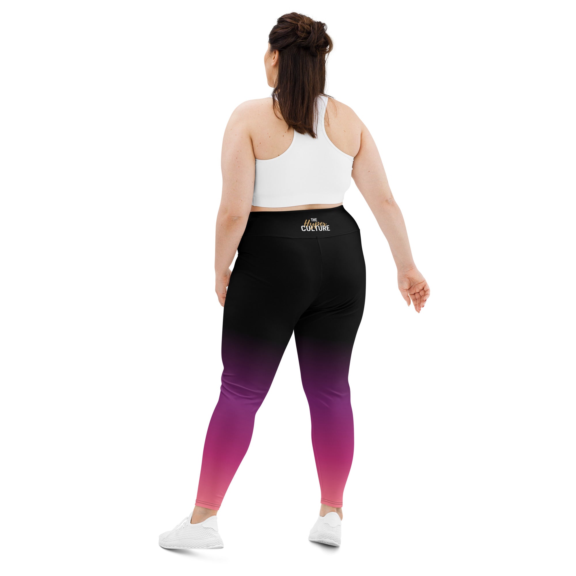 [THC Basics] Pink Eclipse Plus Size Leggings