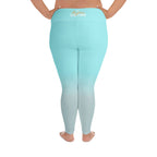 [THC Basics] Frosted Cyan Plus Size Leggings