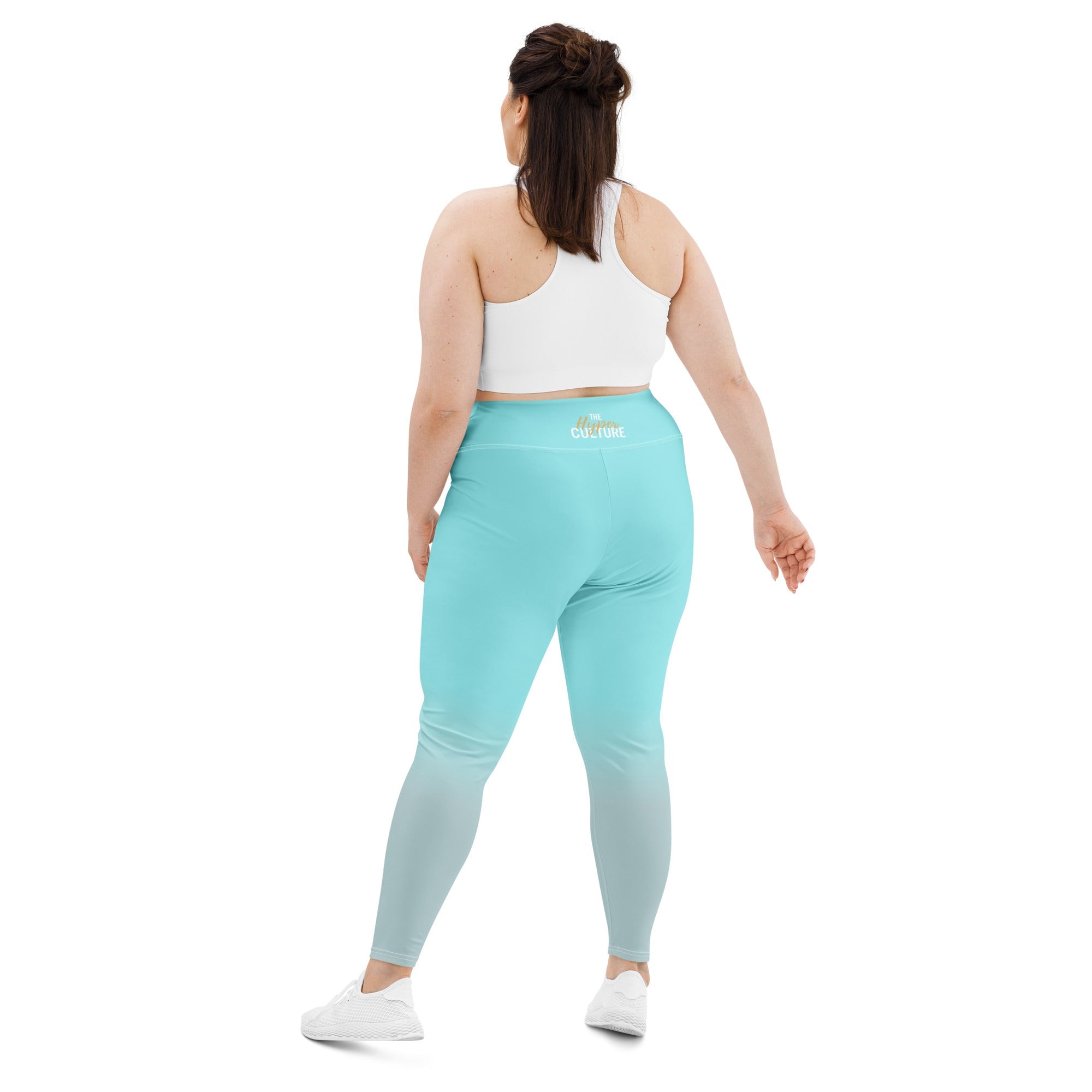 [THC Basics] Frosted Cyan Plus Size Leggings