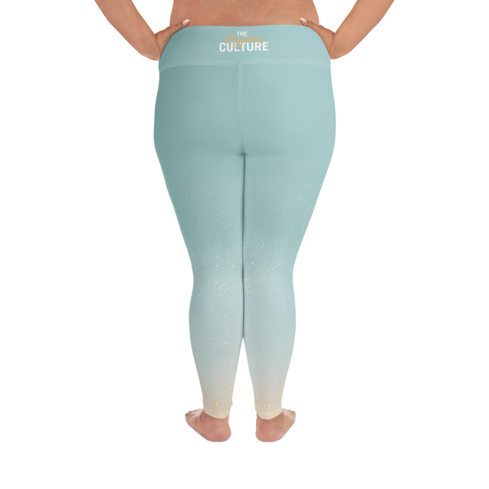 [THC Basics] Shimmering Showers Plus Size Leggings
